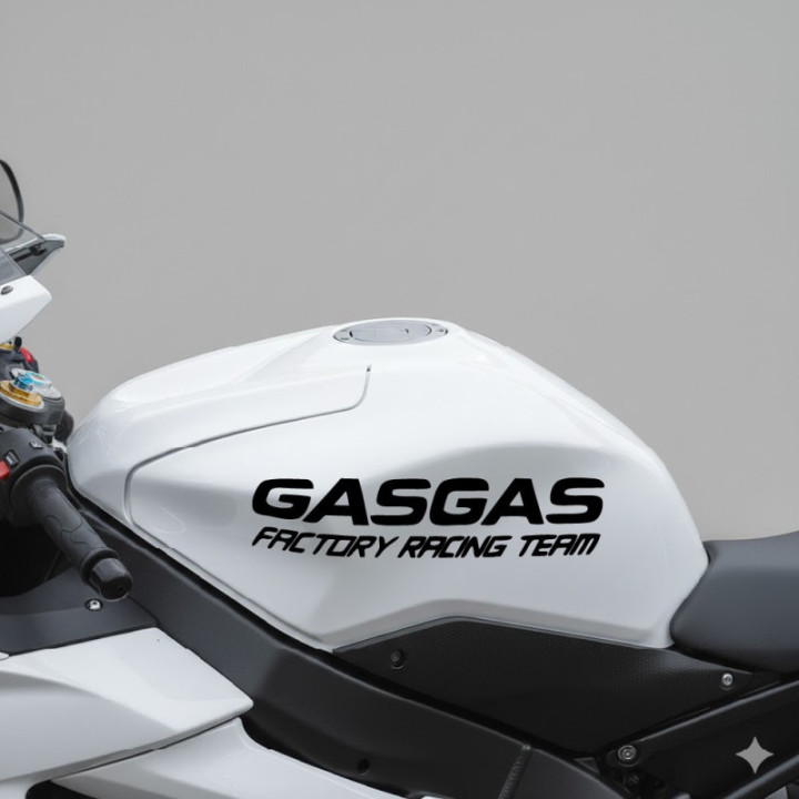 Gas Gas Factory Racing Team Die Cut Stickers Decals - DecalsHouse