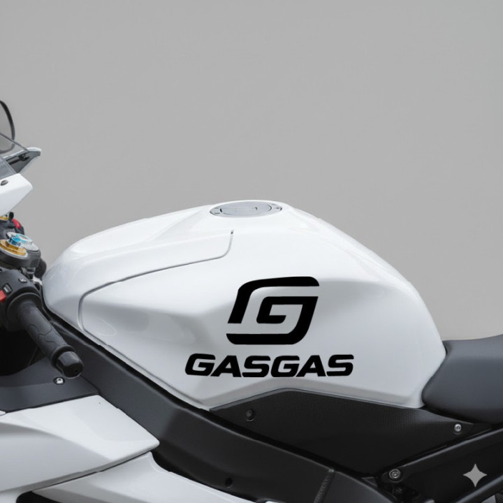 Gas Gas Logo Die Cut Stickers Decals - DecalsHouse