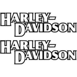 Harley Davidson Logo Lettering Die Cut Stickers Decals - DecalsHouse
