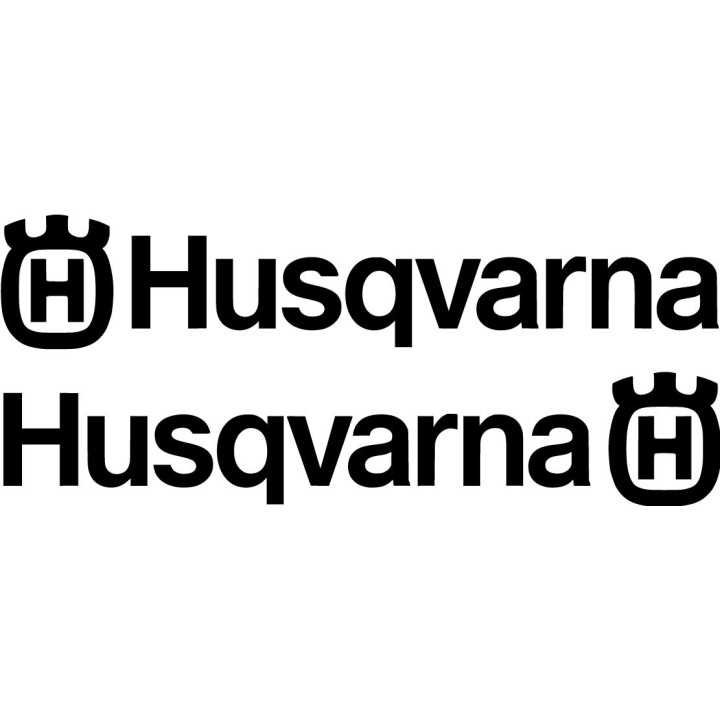 Husqvarna Logo Die Cut Style 3 Stickers Decals - DecalsHouse