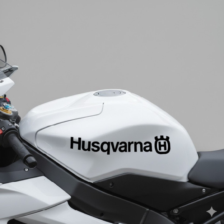 Husqvarna Logo Die Cut Style 3 Stickers Decals - DecalsHouse