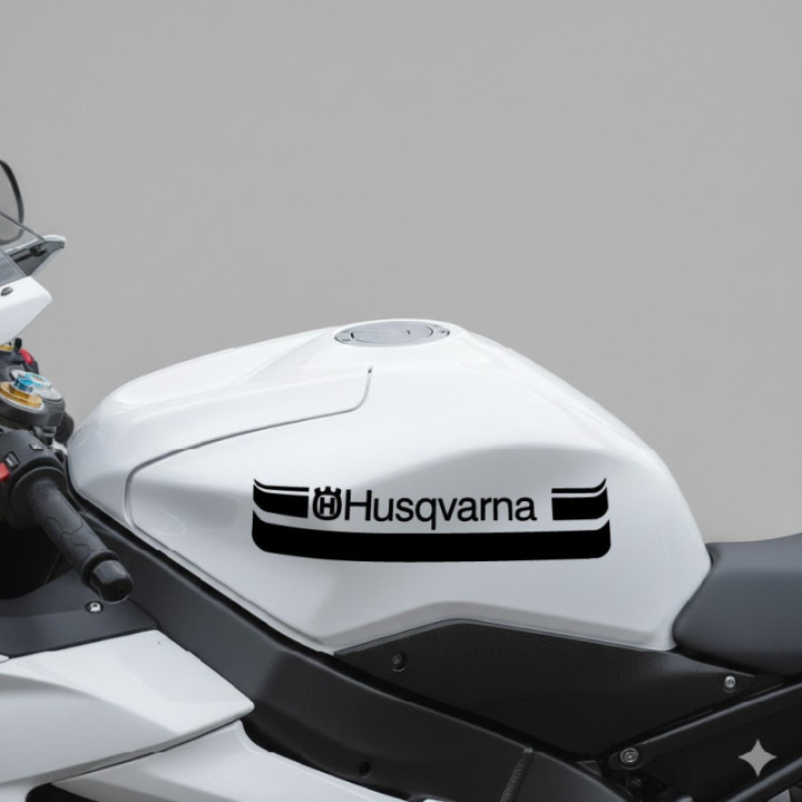 Husqvarna Logo Die Cut Style 4 Stickers Decals - DecalsHouse