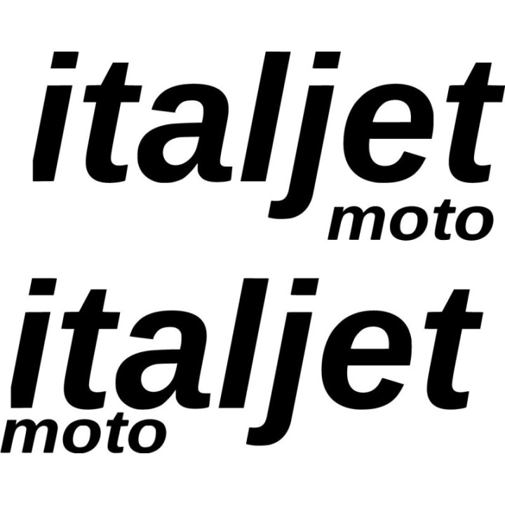 Italjet Moto Logo Die Cut Stickers Decals - DecalsHouse