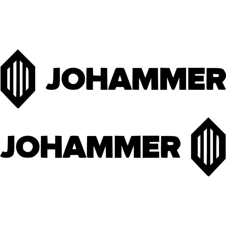 Johammer Logo Die Cut Stickers Decals - DecalsHouse