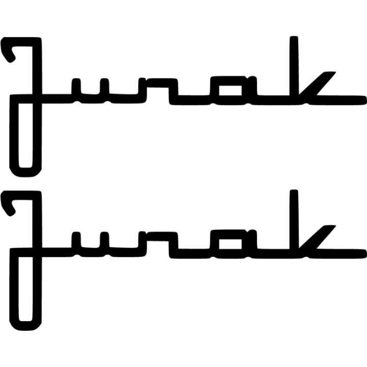 Junak Moto Logo Die Cut Stickers Decals - DecalsHouse
