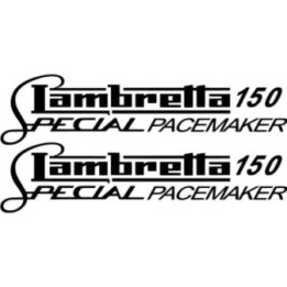 Lambretta 150 Special Pacemaker Scooter Stickers – Classic Bodywork Decals (2-Pack)