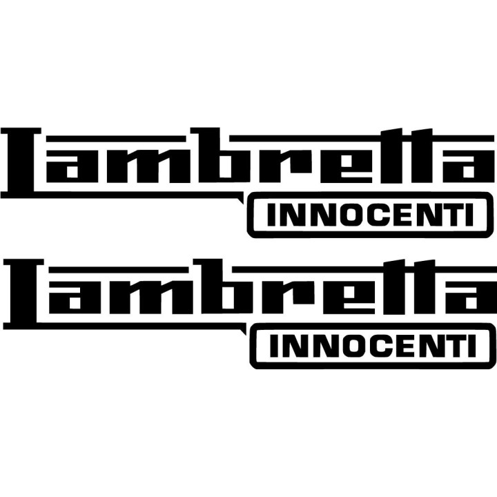 Lambretta Innocenti Die Cut Stickers Decals - DecalsHouse