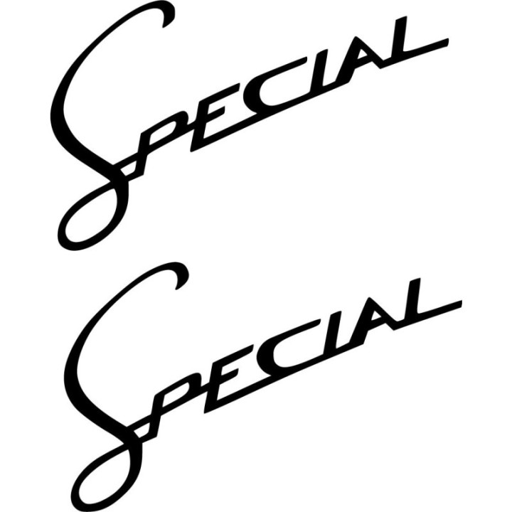 Lambretta Special Die Cut Lettering Stickers Decals - DecalsHouse