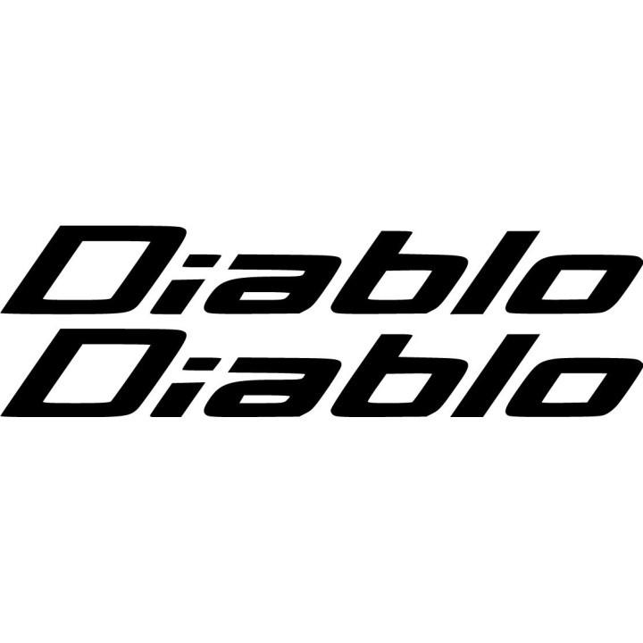 Lexmoto Diablo Die Cut Stickers Decals - DecalsHouse