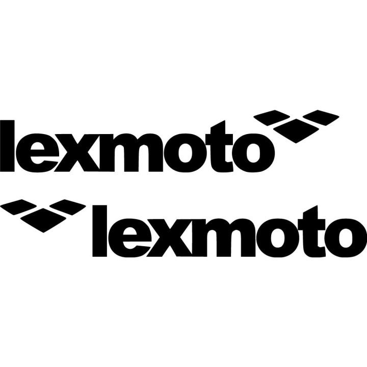 Lexmoto Die Cut Style 2 Stickers Decals - DecalsHouse