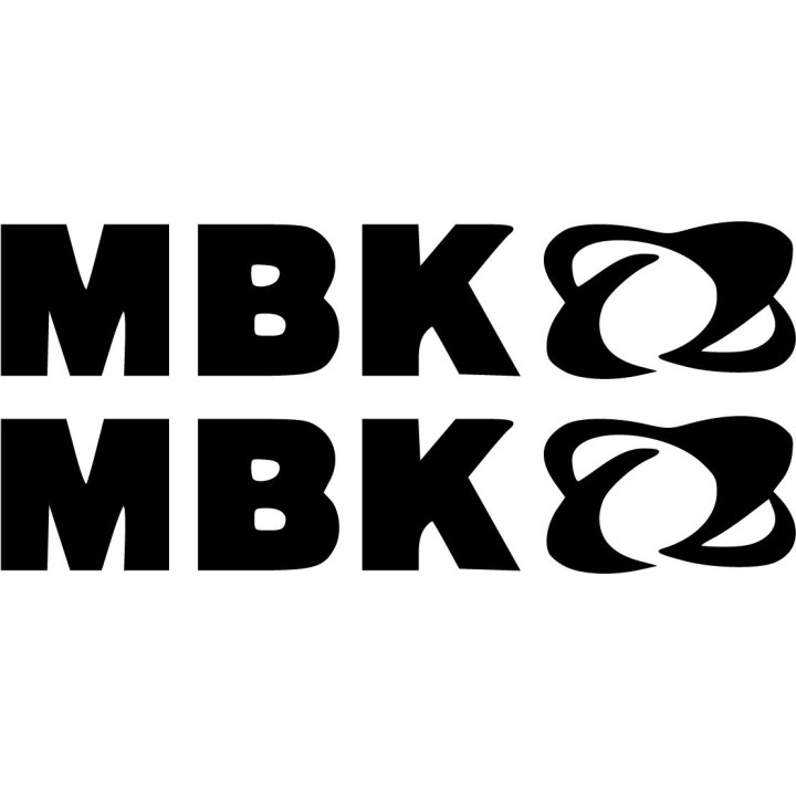 Mbk Logo Die Cut Stickers Decals - DecalsHouse