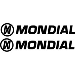 Mondial Logo Die Cut Stickers Decals - DecalsHouse