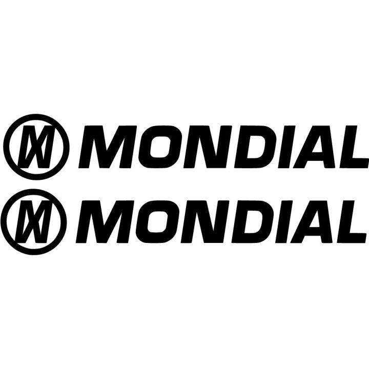 Mondial Logo Die Cut Stickers Decals - DecalsHouse