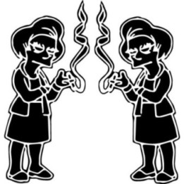 Edna Krabappel Stickers – Simpsons Decals (2-Pack)