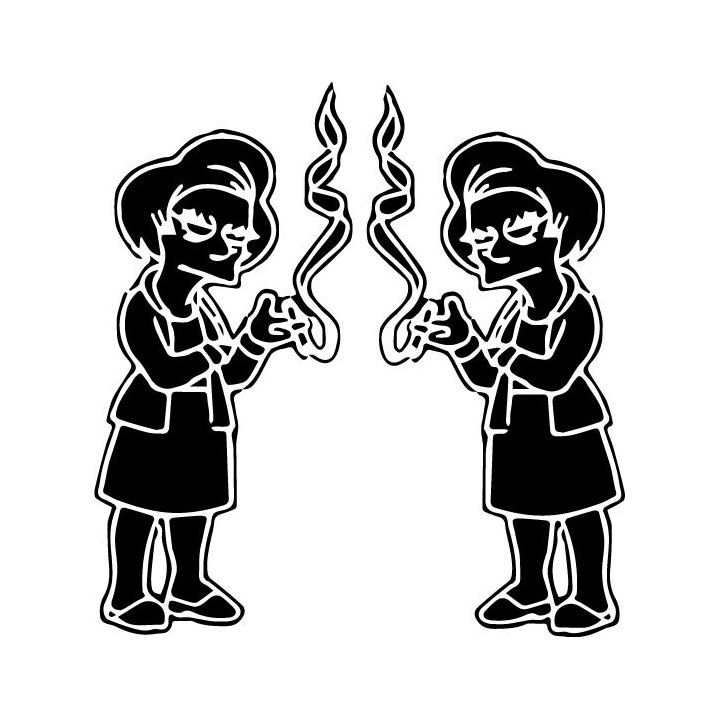 Edna Krabappel Stickers – Simpsons Decals (2-Pack)