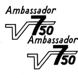Moto Guzzi V7 750 Cruiser Stickers – Motorcycle Decals (2-Pack)