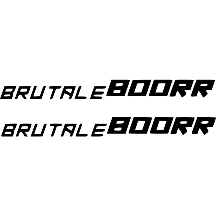Mv Agusta Brutale 800rr Die Cut Style 2 Stickers Decals - DecalsHouse