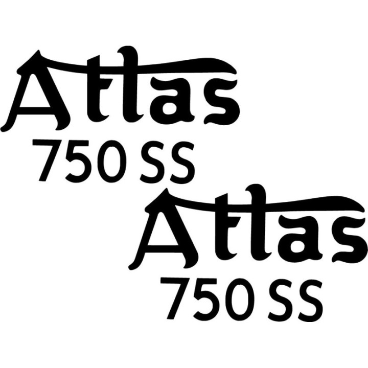 Norton Atlas 750ss Die Cut Stickers Decals - DecalsHouse