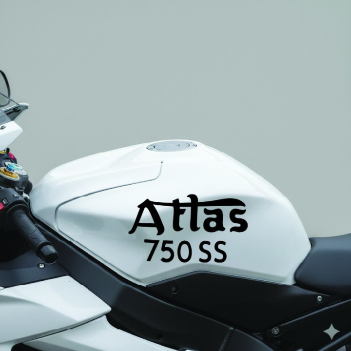 Norton Atlas 750ss Die Cut Stickers Decals - DecalsHouse