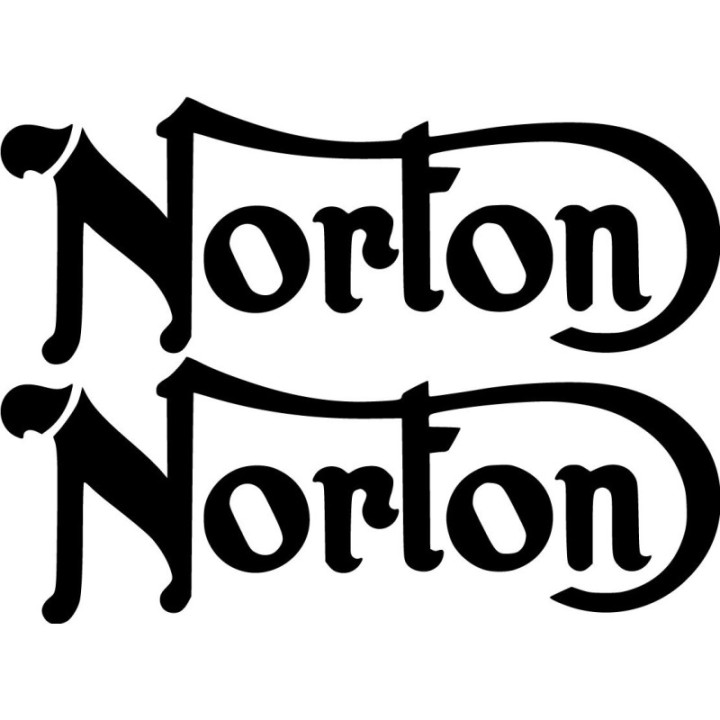 Norton Logo Die Cut Stickers Decals - DecalsHouse