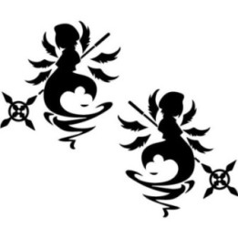 Fate Testarossa Stickers – Nanoha Anime Decals (2-Pack)