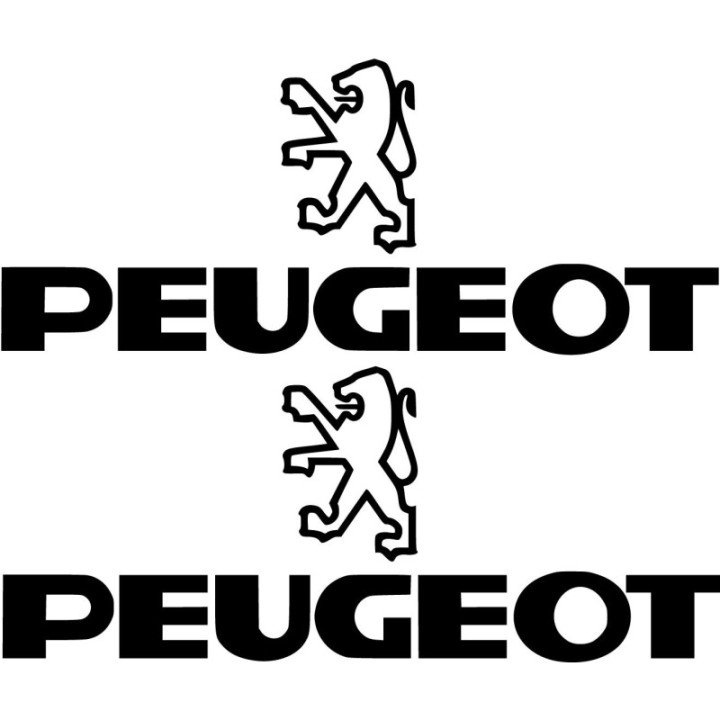 Peugeot Logo Die Cut Stickers Decals - DecalsHouse