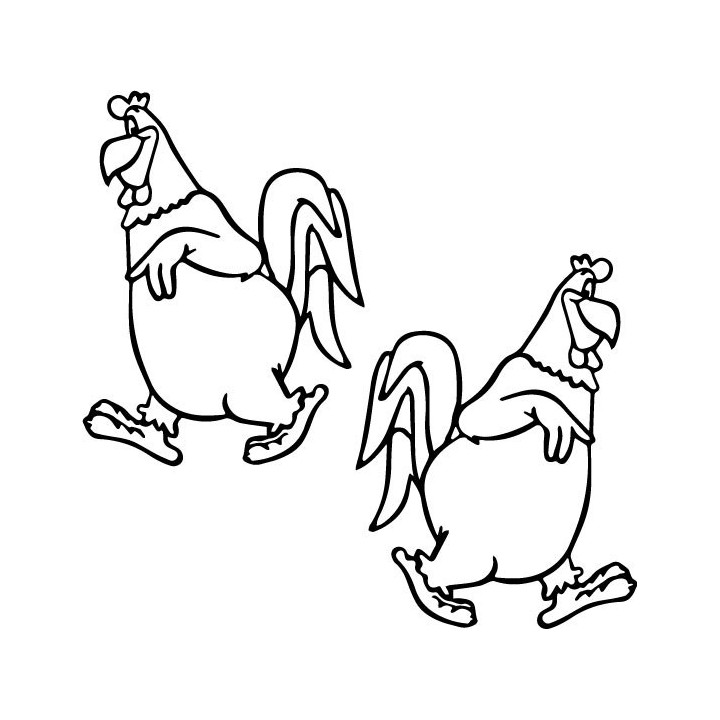 Foghorn Leghorn Stickers – Looney Tunes Decals (2-Pack)