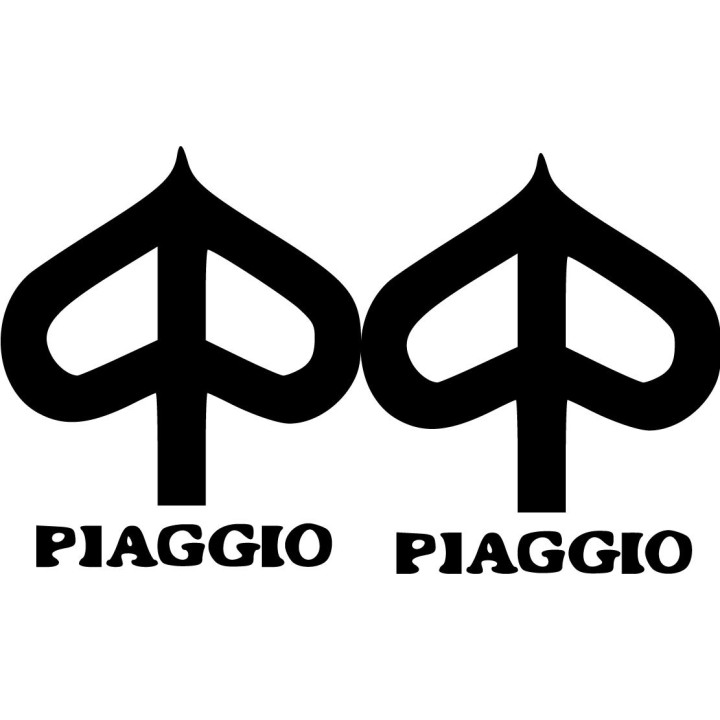 Piaggio Logo Die Cut Style 2 Stickers Decals - DecalsHouse