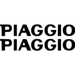 Piaggio Logo Lettering Die Cut Stickers Decals - DecalsHouse