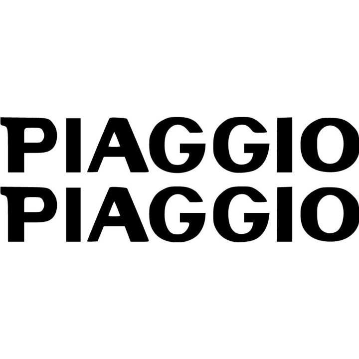 Piaggio Logo Lettering Die Cut Stickers Decals - DecalsHouse