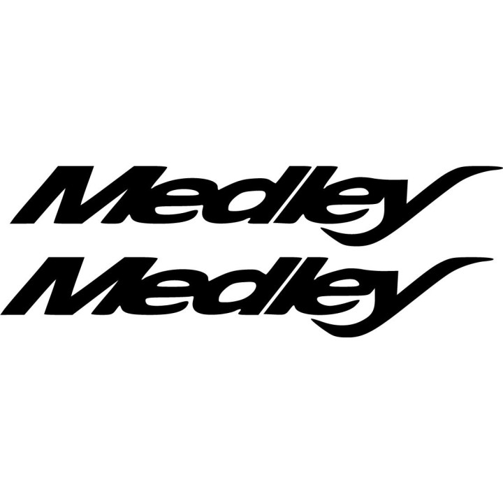 Piaggio Medley Die Cut Stickers Decals - DecalsHouse