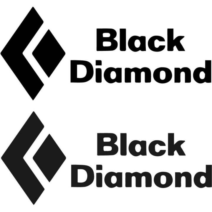 Black Diamond Stickers – Climbing & Ski Gear Decals (2-Pack)