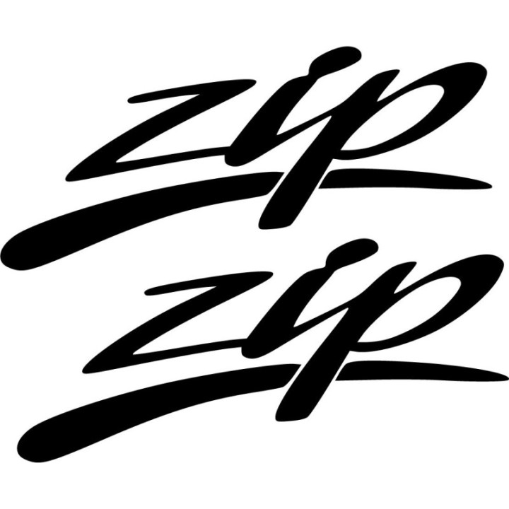 Piaggio Zip Die Cut Stickers Decals - DecalsHouse