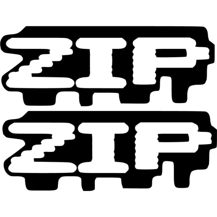 Piaggio Zip Die Cut Style 2 Stickers Decals - DecalsHouse