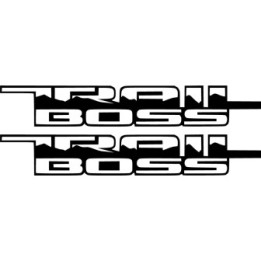 Polaris Trail Boss Die Cut Style 2 Stickers Decals - DecalsHouse