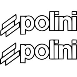Polini Logo Die Cut Outline Stickers Decals - DecalsHouse
