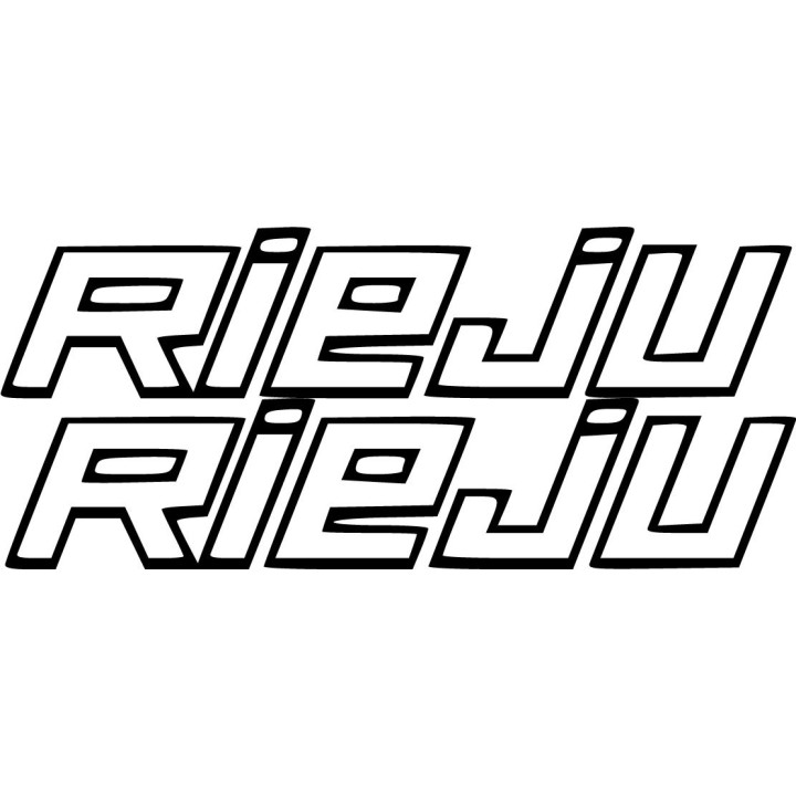Rieju Logo Die Cut Outline Stickers Decals - DecalsHouse