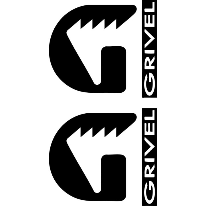 Grivel Stickers – Ice Axe Crampon Mountaineering Decals (2-Pack)