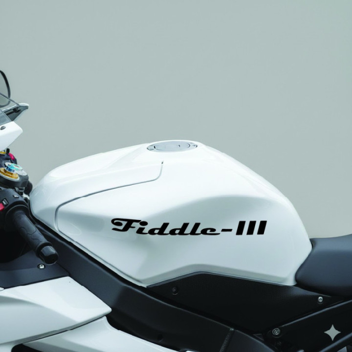 Sym Fiddle 3 Die Cut Stickers Decals - DecalsHouse