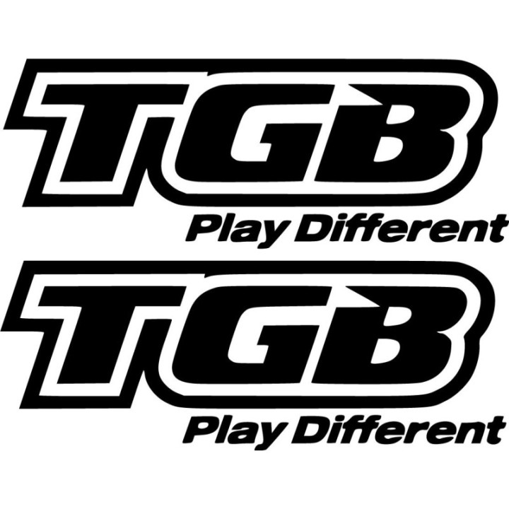 Tgb Logo Die Cut Style 2 Stickers Decals - DecalsHouse