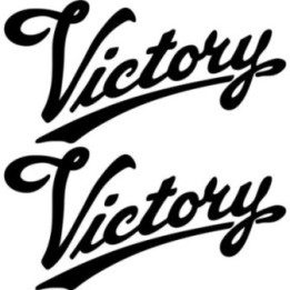 Victory Logo Die Cut Stickers Decals - DecalsHouse