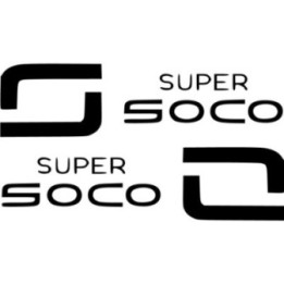 Vmoto Logo Super Soco Die Cut Style 2 Stickers Decals - DecalsHouse