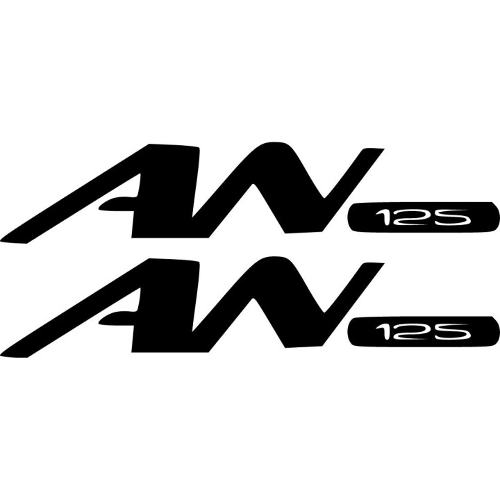 Suzuki An 125 Die Cut Stickers Decals - DecalsHouse