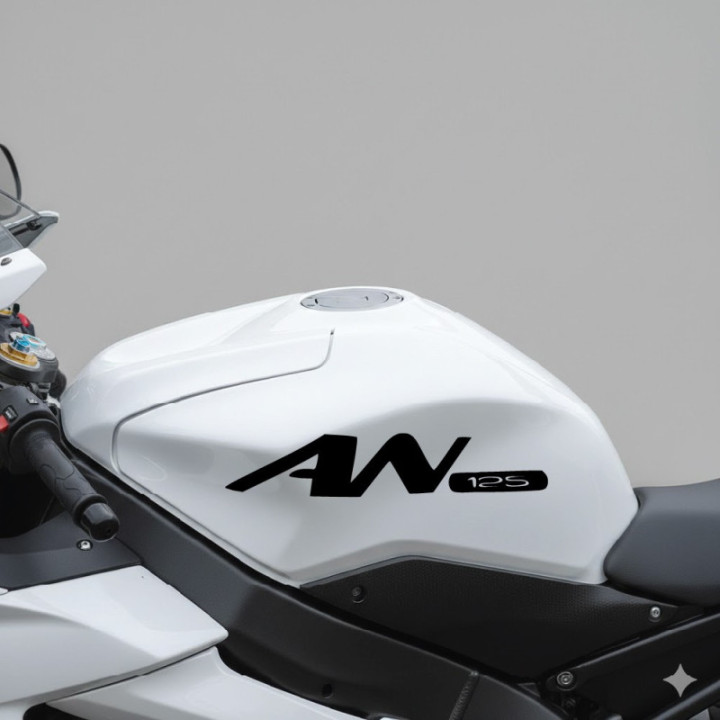 Suzuki An 125 Die Cut Stickers Decals - DecalsHouse
