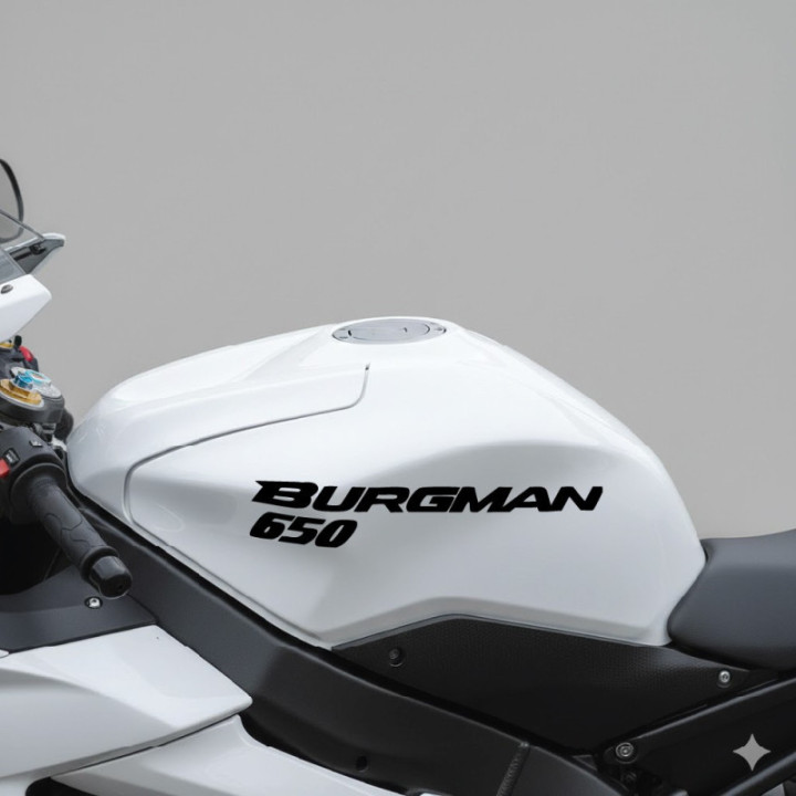 Suzuki Burgman 650 Scooter Stickers – Maxi Scooter Decals (2-Pack)