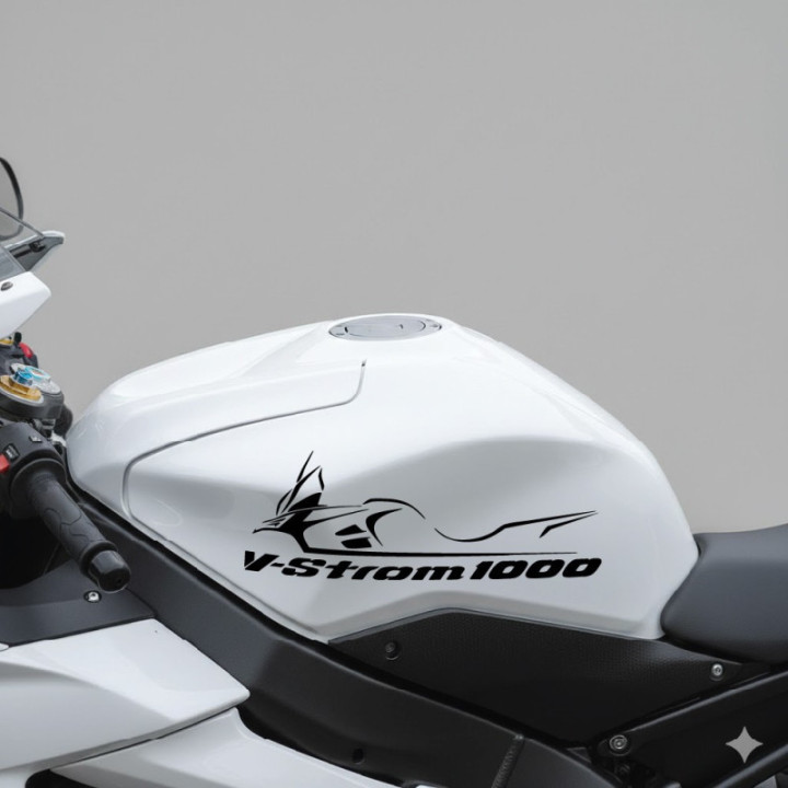 Suzuki V-Strom DL1000 Stickers – Adventure Tourer Motorcycle Decals (2-Pack)