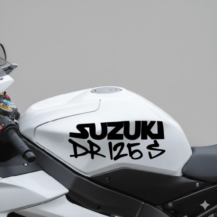 Suzuki Dr 125s Die Cut Stickers Decals - DecalsHouse