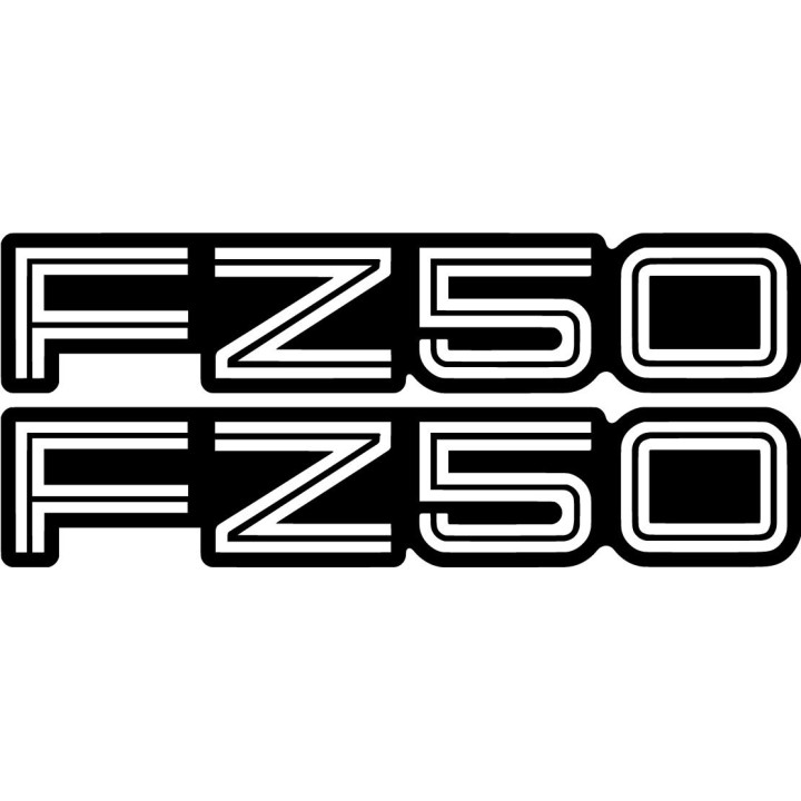 Suzuki FZ50 Stickers – Classic Youth Moped Vintage Decals (2-Pack)