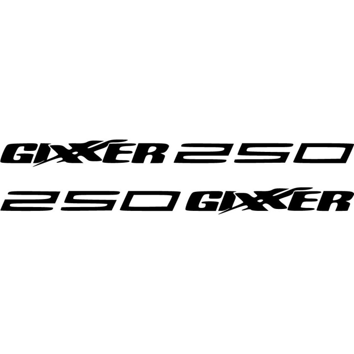 Suzuki Gixxer 250 Die Cut Stickers Decals - DecalsHouse