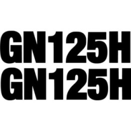 Suzuki Gn 125h Die Cut Stickers Decals - DecalsHouse